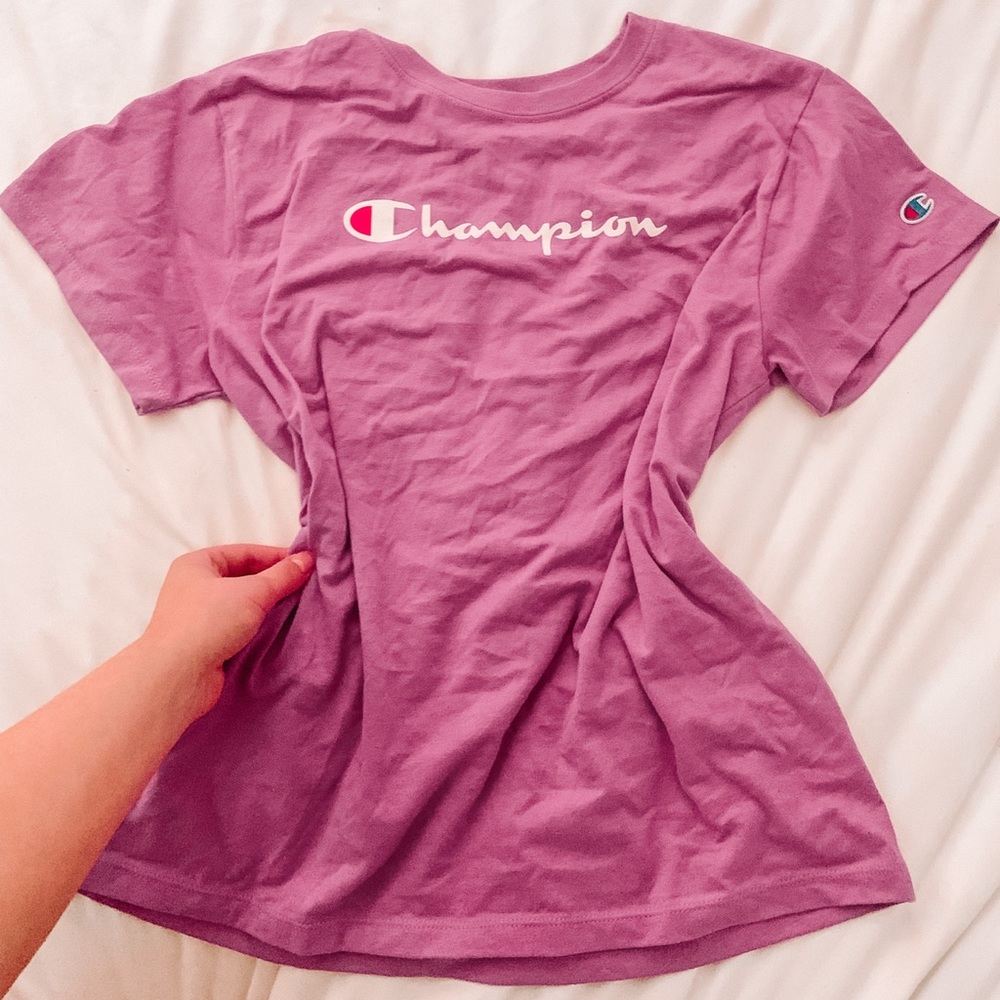 Champion T-Shirt - Purple - Size L
